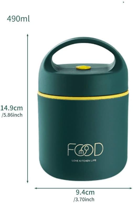スープジャー Amazon｜スープジャー ランチスープジャー 490ml 広口 保温保冷 304